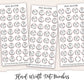 Floral Wreath Date Numbers