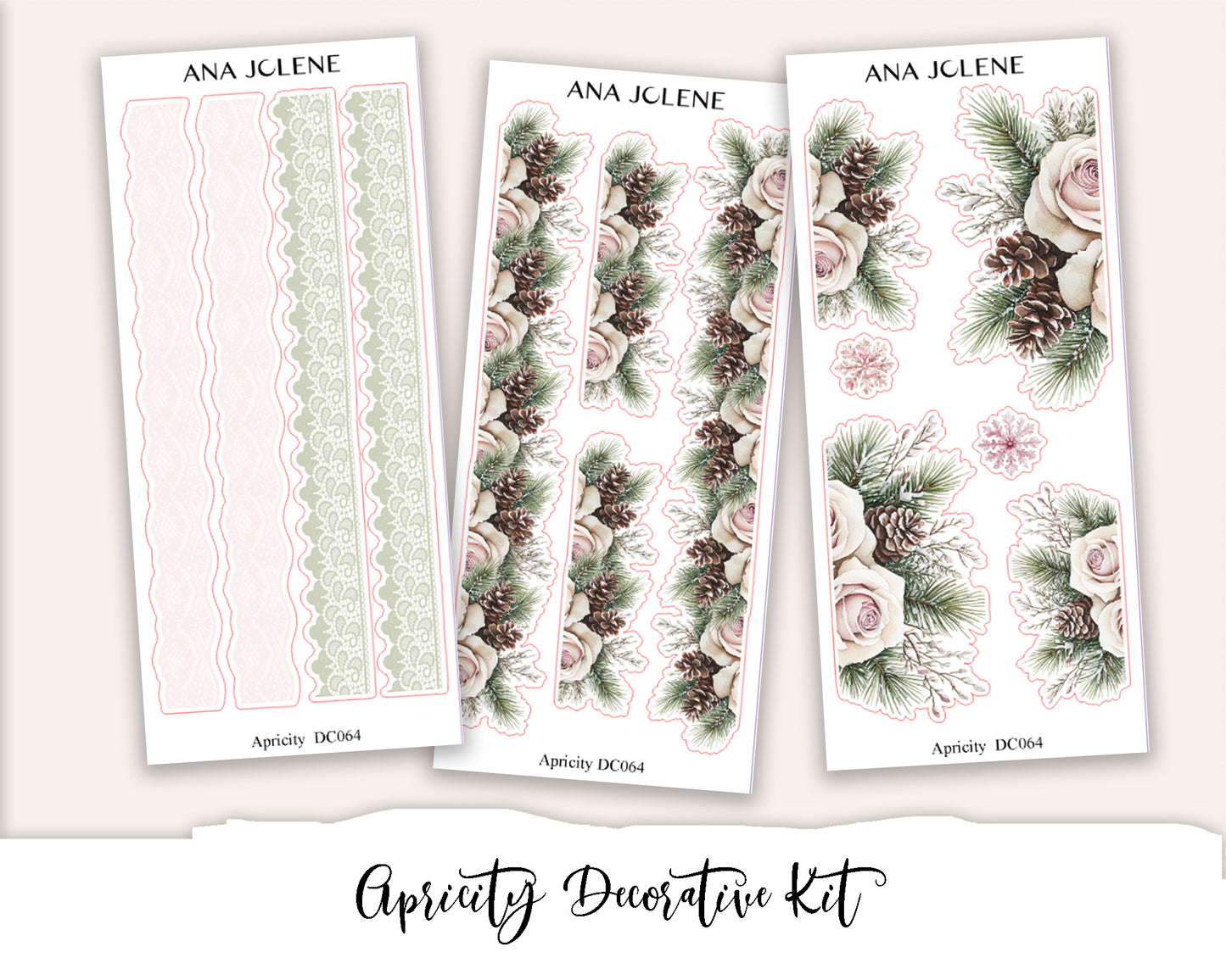 APRICITY Decorative Planner Sticker Kit
