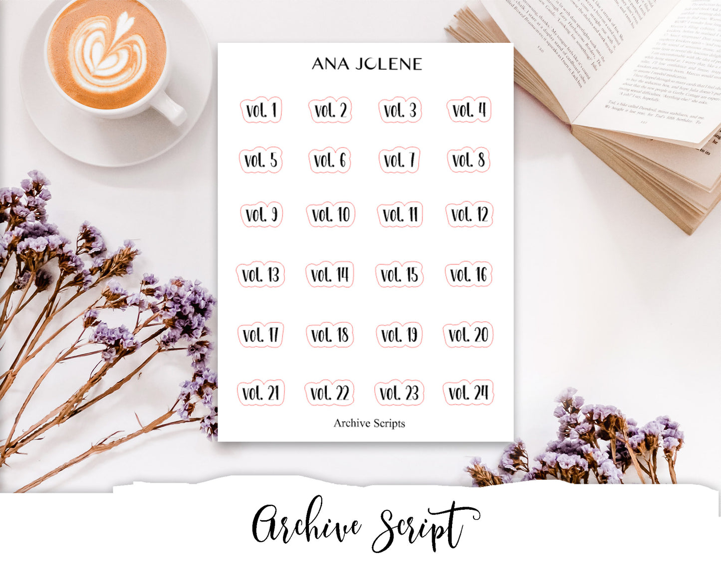 Archive Script Stickers