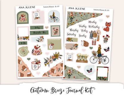 AUTUMN BREEZE Mini Journal Sticker Kit