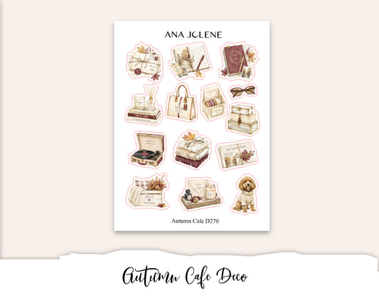 AUTUMN CAFE Deco Stickers