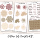 AUTUMN CAFE Decorative Planner Sticker Kit