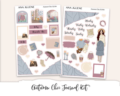 AUTUMN CHIC Mini Journal Sticker Kit