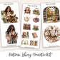 AUTUMN LIBRARY Decorative Planner Sticker Kit