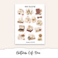 AUTUMN CAFE Mini Journal Sticker Kit