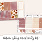 AUTUMN LIBRARY Planner Sticker Kit (Vertical Weekly)