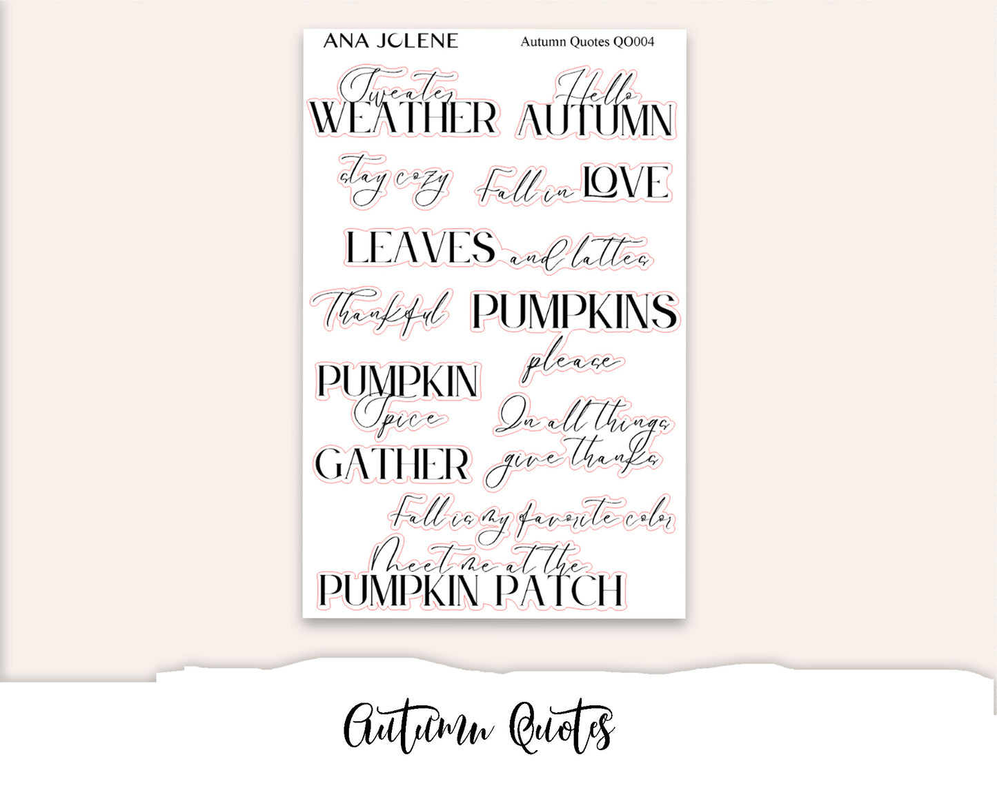Seasonal Quotes