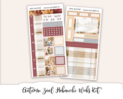 AUTUMN SOUL Hobonichi Weeks Planner Sticker Kit