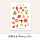 AUTUMNAL MEMORIES Mini Journal Sticker Kit