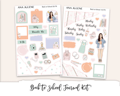 BACK TO SCHOOL Mini Journal Sticker Kit