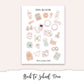 BACK TO SCHOOL Mini Journal Sticker Kit