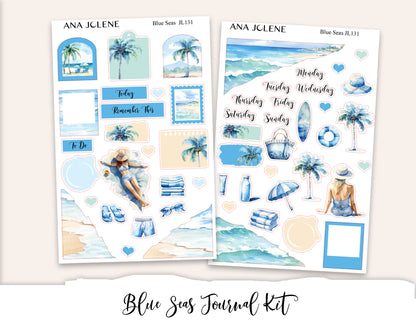 BLUE SEAS Mini Journal Sticker Kit