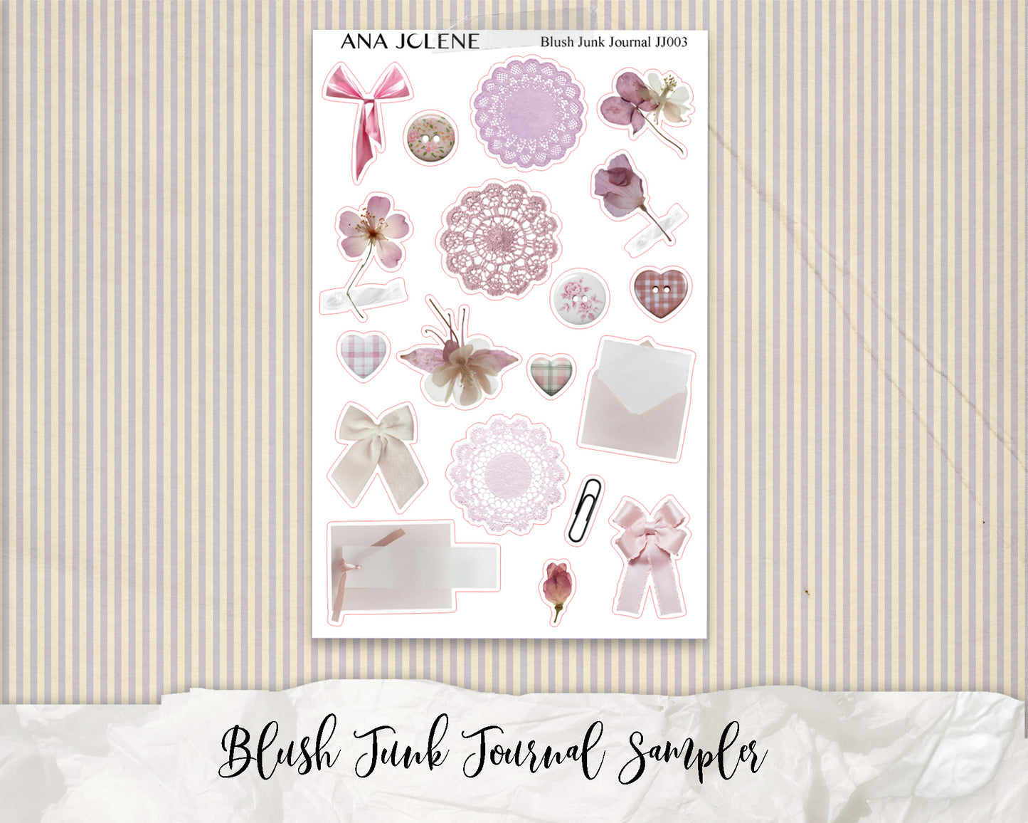 Junk Journal Deco Sampler