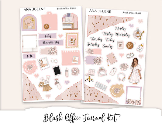 BLUSH OFFICE Mini Journal Sticker Kit