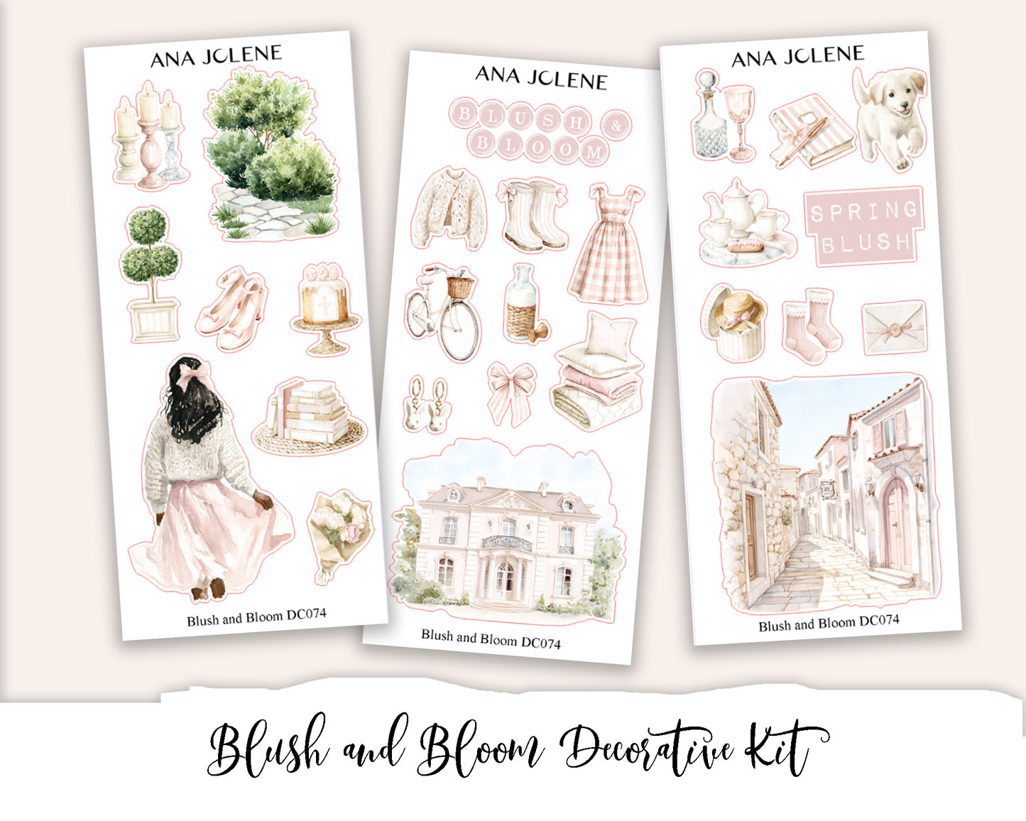 BLUSH & BLOOM Decorative Planner Sticker Kit
