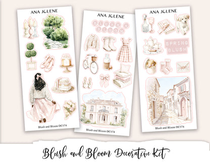 BLUSH & BLOOM Decorative Planner Sticker Kit