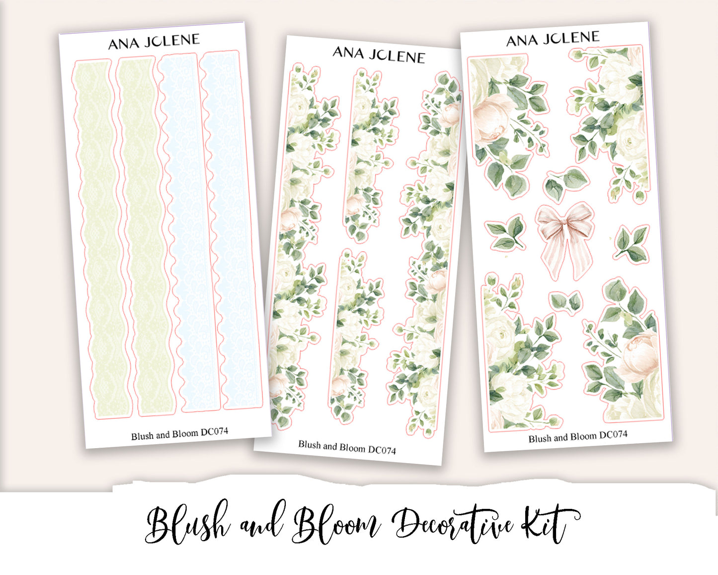 BLUSH & BLOOM Decorative Planner Sticker Kit