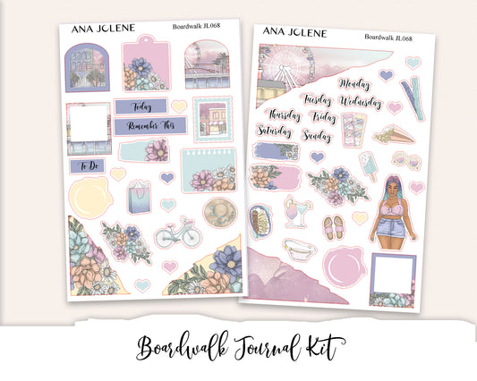 BOARDWALK Mini Journal Sticker Kit