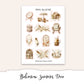 BOHEMIAN SUMMER Decorative Planner Sticker Kit