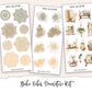 BOHO VIBES Decorative Planner Sticker Kit