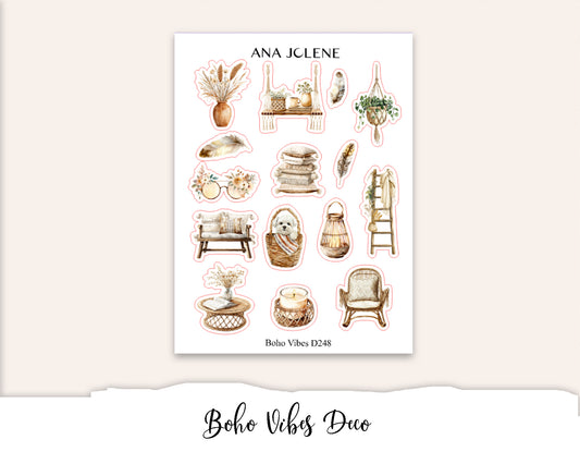 BOHO VIBES  Deco Stickers