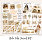 BOHO VIBES  Planner Sticker Kit (Vertical Weekly)