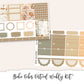BOHO VIBES  Planner Sticker Kit (Vertical Weekly)