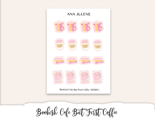BOOKISH CAFE Deco Stickers