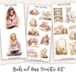 BOOKS AND ROSES Decorative Planner Sticker Kit