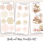 BOOKS AND ROSES Decorative Planner Sticker Kit