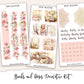 BOOKS AND ROSES Decorative Planner Sticker Kit