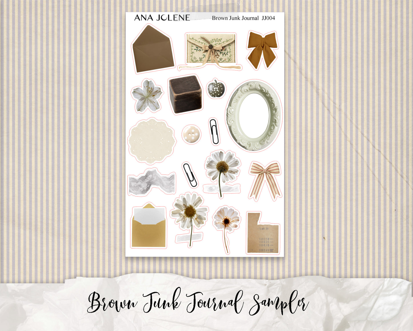 Junk Journal Deco Sampler