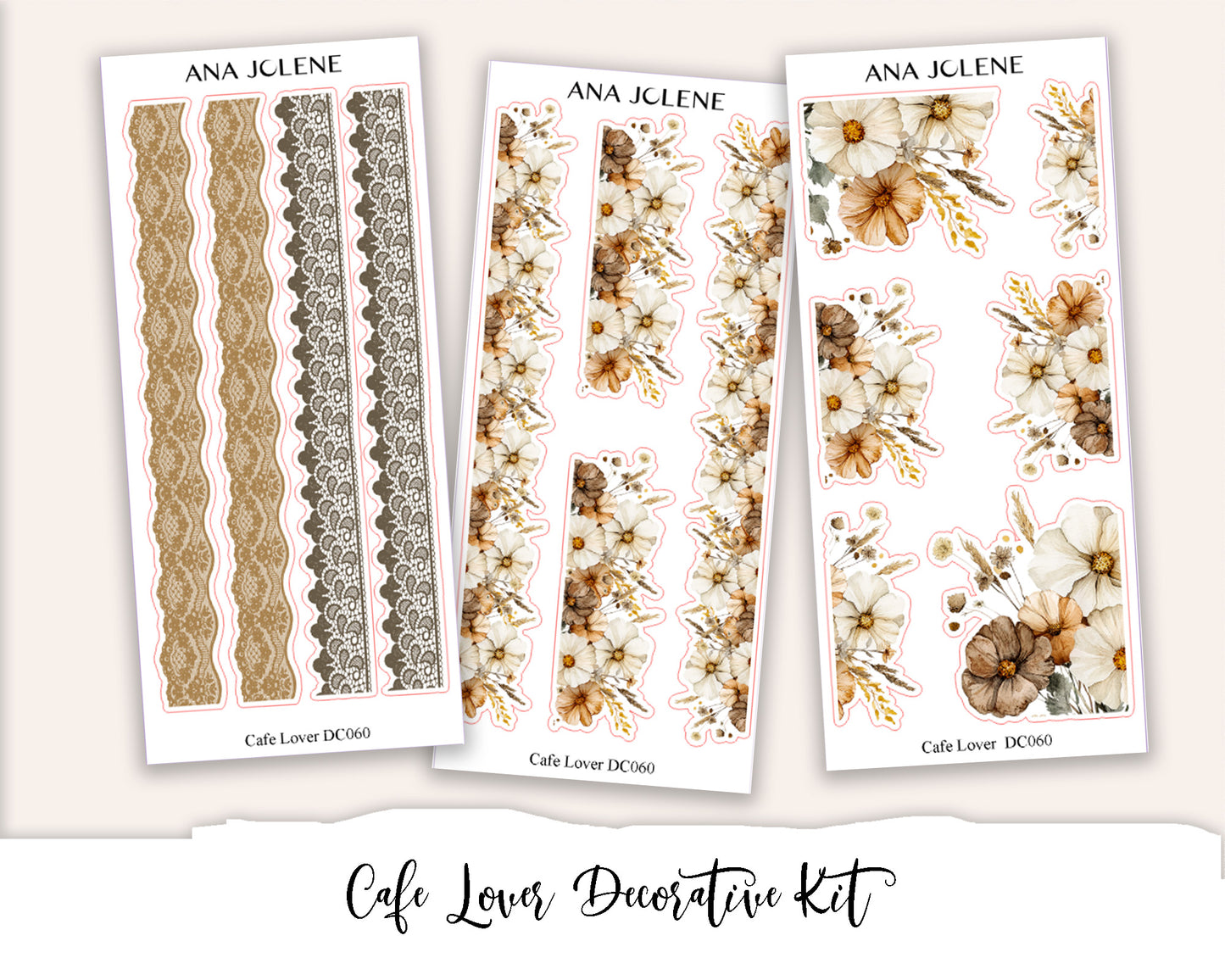 CAFE LOVER Decorative Planner Sticker Kit