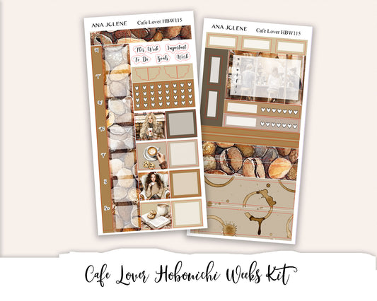 CAFE LOVER  Hobonichi Weeks Planner Sticker Kit