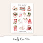 CANDY CANE  Mini Journal Sticker Kit