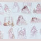 Cat and Fashion Girl Diecut Sticker Pack