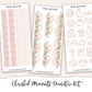 CHERISHED MOMENTS  Decorative Planner Sticker Kit (Deluxe Edition)