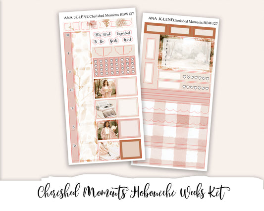 CHERISHED MOMENTS Hobonichi Weeks Planner Sticker Kit (Deluxe Edition)