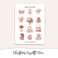 CHRISTMAS COQUETTE Decorative Planner Sticker Kit