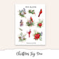 CHRISTMAS JOY Mini Journal Sticker Kit
