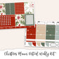 CHRISTMAS PLANNER Planner Sticker Kit (Vertical Weekly)