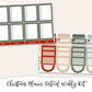 CHRISTMAS PLANNER Planner Sticker Kit (Vertical Weekly)