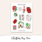 CHRISTMAS PREP Planner Sticker Kit (Vertical Weekly)