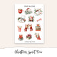 CHRISTMAS SPIRIT Mini Journal Sticker Kit