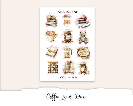 COFFEE LOVER Deco Stickers