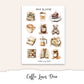 COFFEE LOVER Decorative Planner Sticker Kit