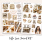 COFFEE LOVER  Planner Sticker Kit (Vertical Weekly)