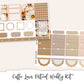 COFFEE LOVER  Planner Sticker Kit (Vertical Weekly)