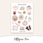 SWEET EASTER Hobonichi Weeks Planner Sticker Kit