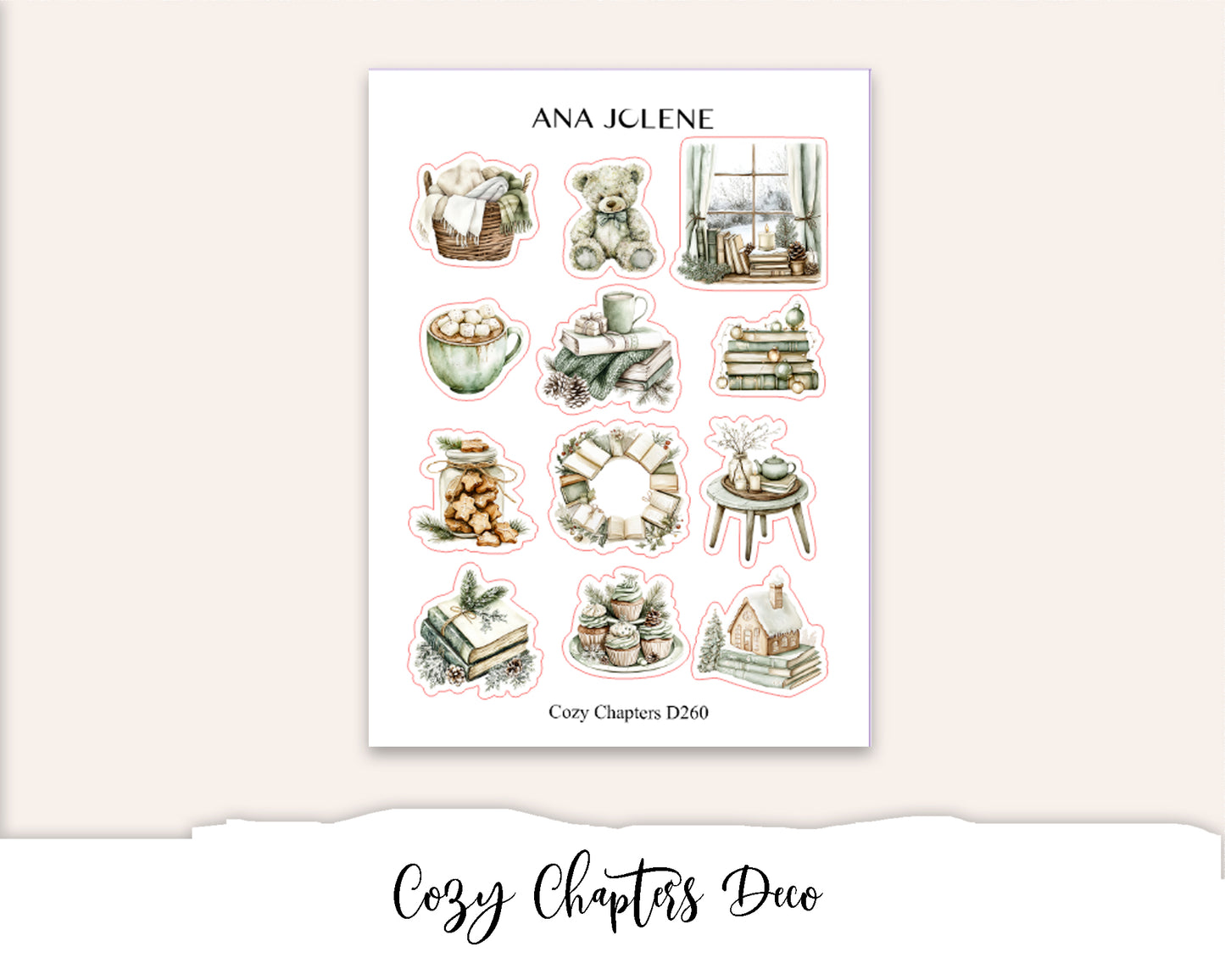 COZY CHAPTERS Deco Stickers